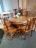 缅甸花梨木 圆桌餐椅